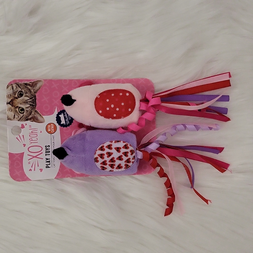 SALE!! Brand New HOLIDAY INSPIRED WHISKER CITY Cat Toy-2CT